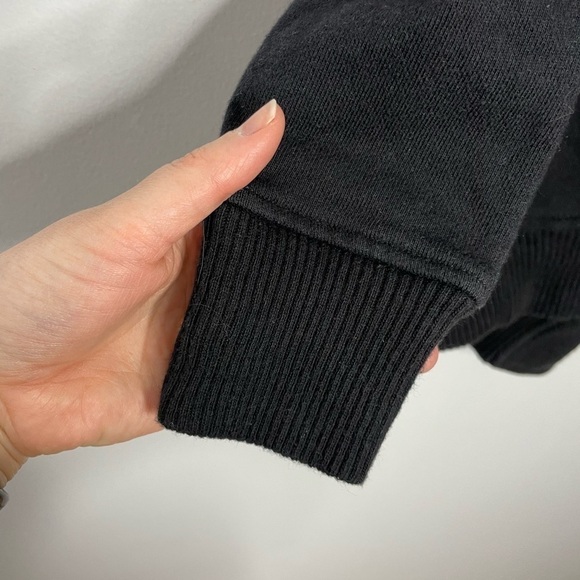 ATHLETA wrapper delight black cowlneck cardigan - Picture 11 of 12